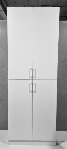 Распашной шкаф KZNL010449, 100x260х50 см, белый
