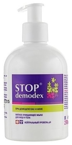 Жидкое мыло туалетное ФитоБиоТехнологии НПО Stop demodex Нейтральный 1 шт
