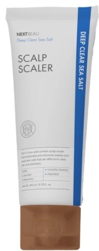 Nextbeau Scalp Scaler Deep Clear Sea Salt скраб для кожи головы 200 мл