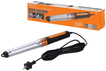 TDM ELECTRIC Светильник переносной светодиодный ФП12, SMD 10 Вт, 800 лм, 230 В, IP65, шнур 5 м, сетевой, TDM 220-240 В