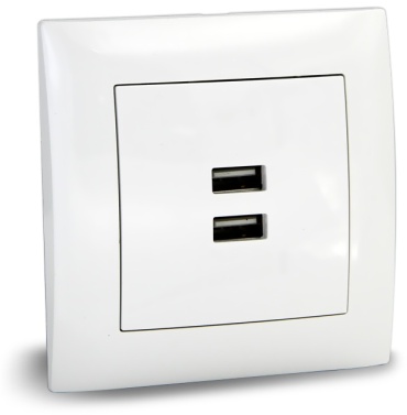 Розетка USB UNIT Vita 10/200 280300446, белый