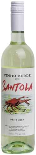 Вино Santola Vinho Verde Branco полусухое белое 9% 0.75 л