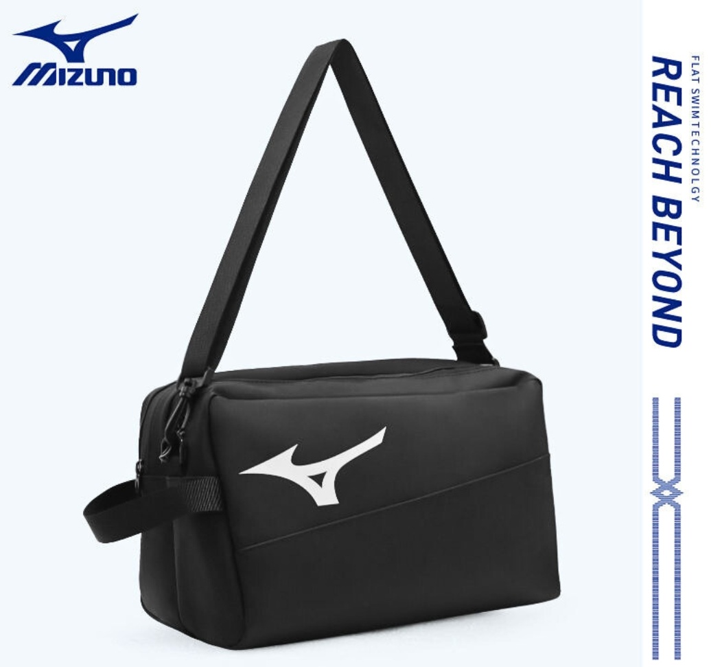 Сумка кросс-боди Mizuno нейлон черный, белый
