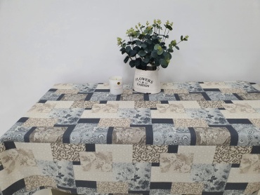 Скатерть Евроуют 250x140 см, полиэстер, хлопок, тефлон, 1 шт