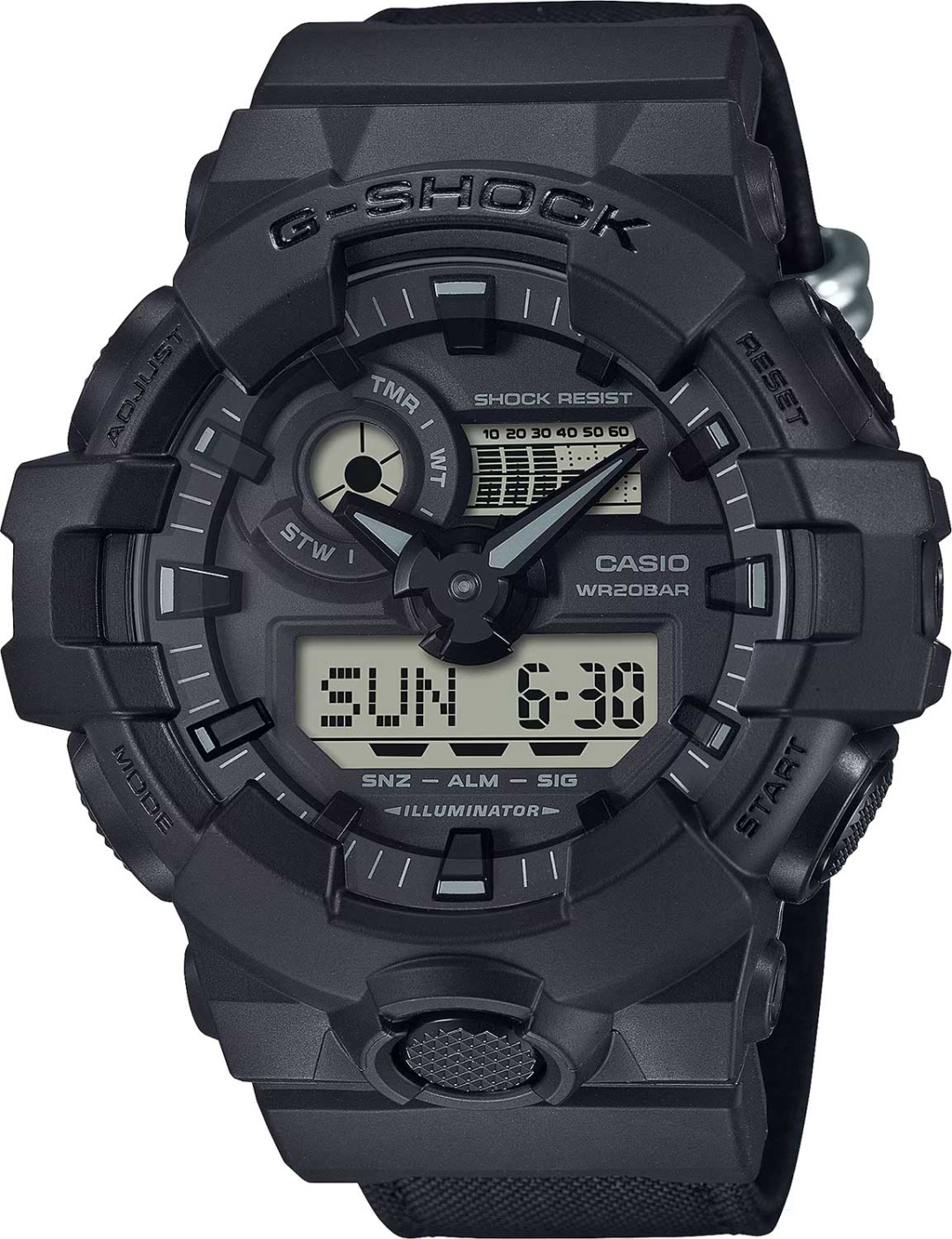 Кварцевые CASIO GA-700BCE-1ADR полимер