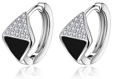 Серьги KOREAN SILVER бижутерный сплав, цирконий