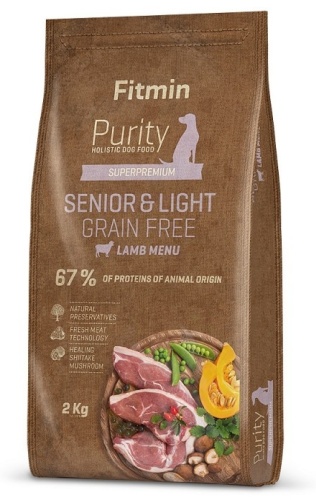Fitmin Purity Senior&Light Ягненок для пожилых всех пород 2 кг