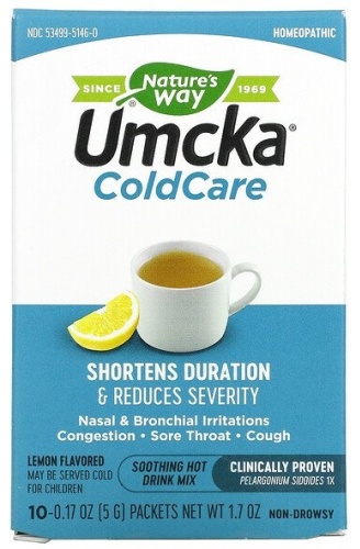 Nature's Way БАД Umcka ColdCare лимон 10 саше