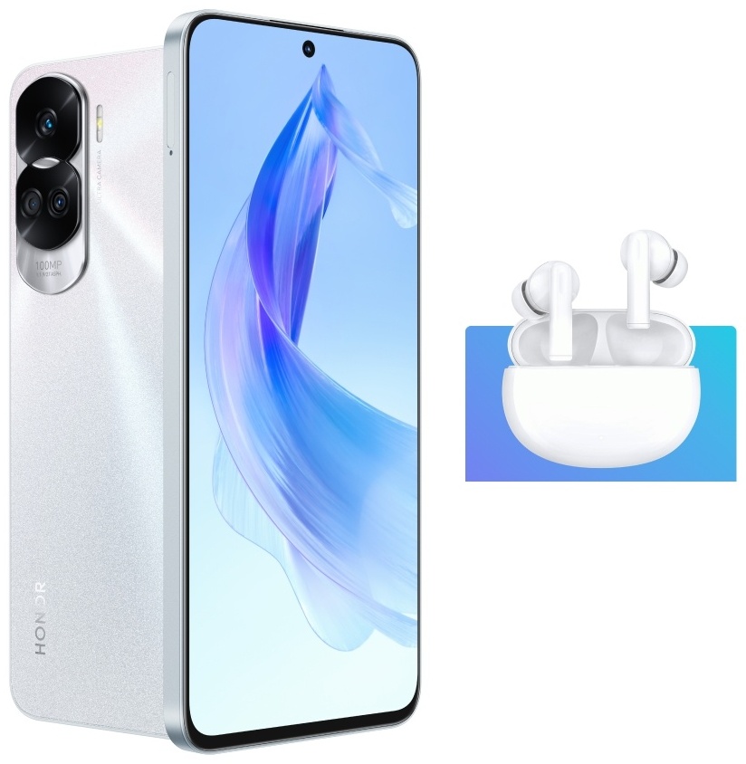 Купить Смартфон HONOR 90 Lite 8 ГБ/256 ГБ серебристый + подарок в ...