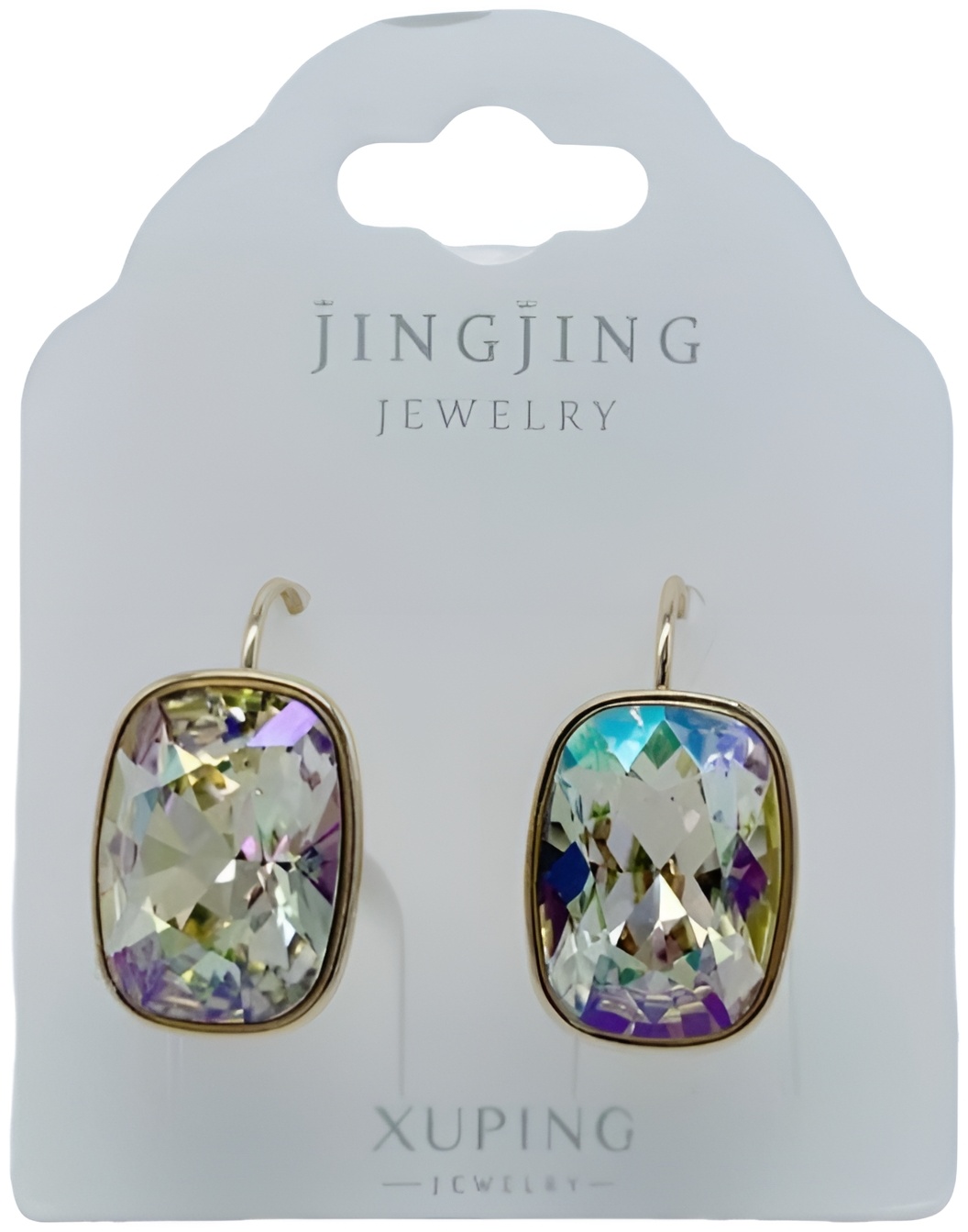 Серьги Xuping Jewelry бижутерный сплав, ювелирный сплав, медицинское золото, фианит
