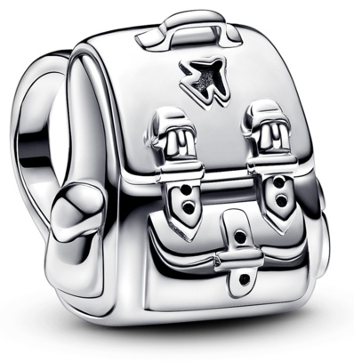 Шарм PANDORA «Дорожный рюкзак» 793351C00 вес 2 г серебро, без вставок