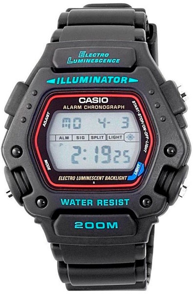 Кварцевые CASIO DW-290-1VS полимер