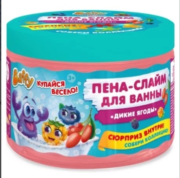 Пена-слайм Baffy Дикие ягоды D0153-W пластик розовый