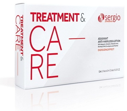 Sergio Adjuvant Anti-Hair Loss лосьон в ампулах 10 шт по 10 мл