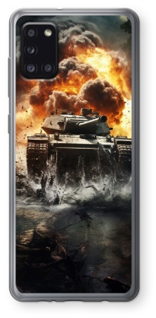 Чехол для Samsung Galaxy A31 прозрачный