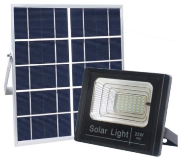 Прожектор на дуге крепления Solar 25 Вт, холодный белый