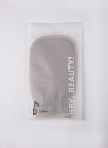 Hey beauty варежка для тела, универсальное коричневый 1 шт