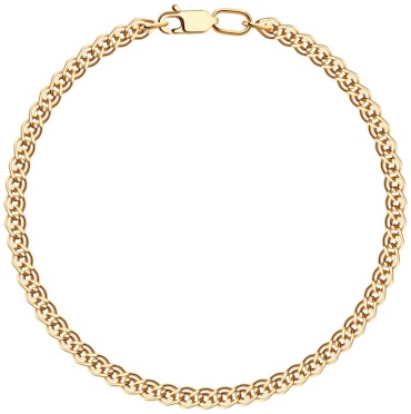 ALEXEEV Gold & Jewelry 552020602 длина 18 см, вес 2.16 г золото, плетение нонна