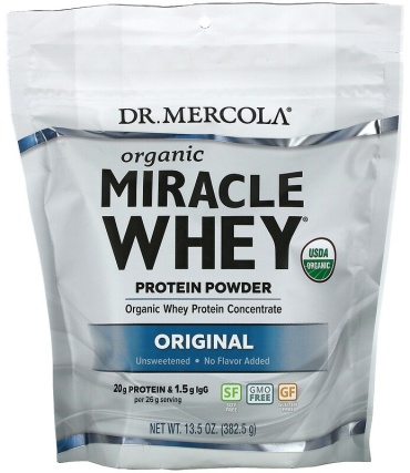 Dr. Mercola Organic Miracle Whey Protein 382.5 г