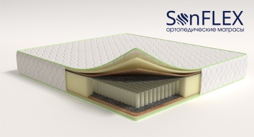 Матрас SonFlex Стандарт-3, 110x160x23 см, чехол жаккард