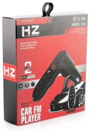FM-трансмиттер HZ H33 черный