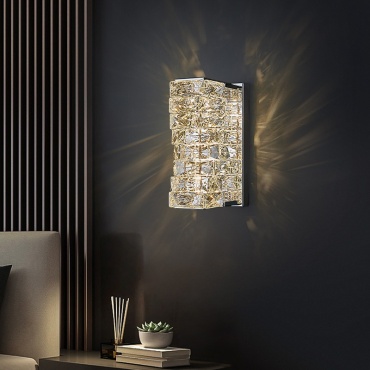 Бра настенный KaliHome LED, серебристый