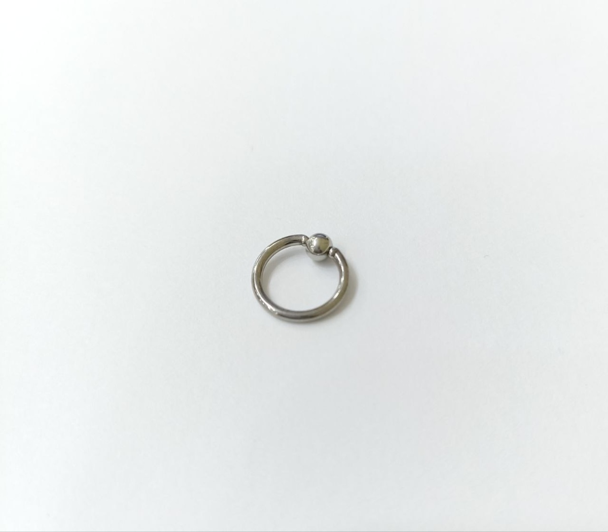Кольцо Jewelry хирургическая сталь, без вставок, ДИАМЕТР-8 ММ мм