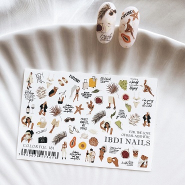 IBDI Nails слайдеры Colorful 181 1 шт