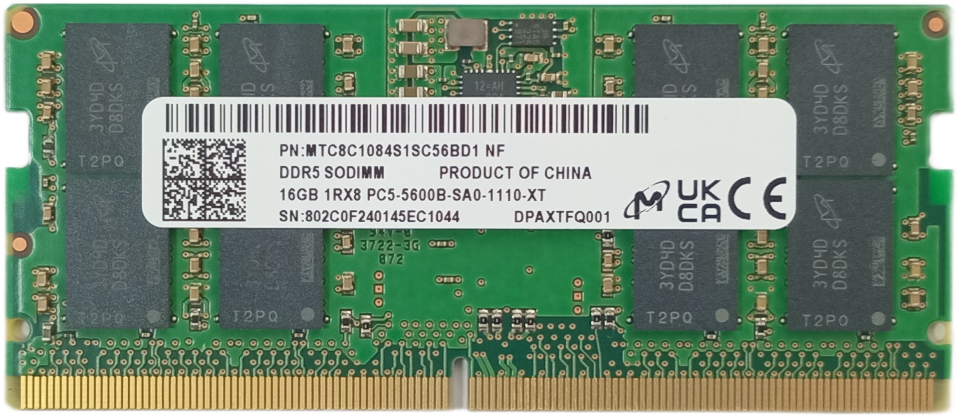 Оперативная память Micron MTC8C1084S1SC56BD1 16 Гб