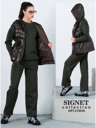 Спортивный костюм Signet хаки