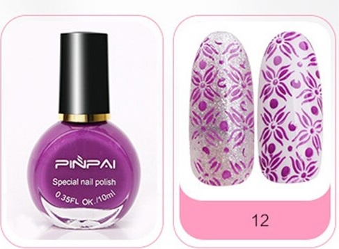 Pinpai лаки для стемпинга Special Nail Polish №12 10 мл
