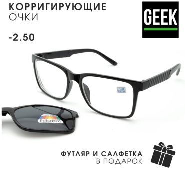 Geek корригирующие 3101-2.50 черный -2.50