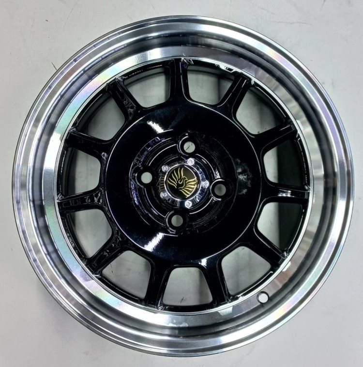 Wheels 9319 6.5x15/4x100 D67.1 ET35 черный, серебристый