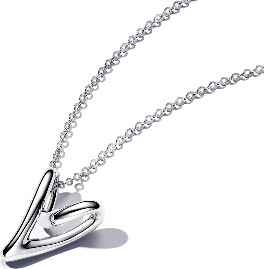 Колье PANDORA «Сердце» 393272C00-70 длина 70 см вес 5.9 г серебро, без вставок