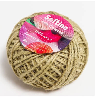 Моток Softino Softino Jute Colored Хаки 50 м 50 г