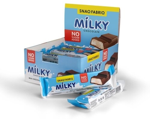 Купить Snaq Fabriq Milky шоколад протеиновый со сливочной начинкой 16 ...