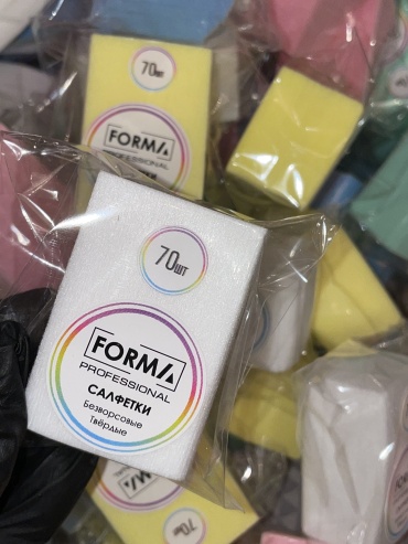 FORMA Professional безворсовые салфетки 2*3 1 шт