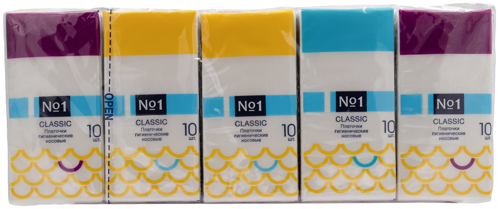 Платочки Bella №1 Classic 10x10 шт