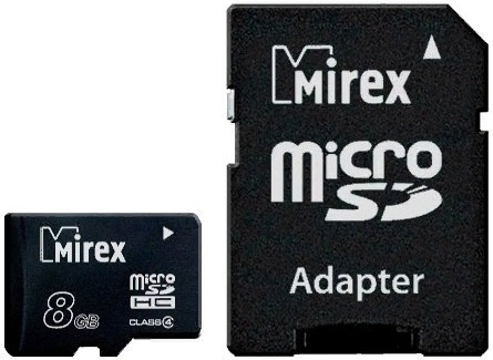 Карта памяти mirex microsdhc 8 гб