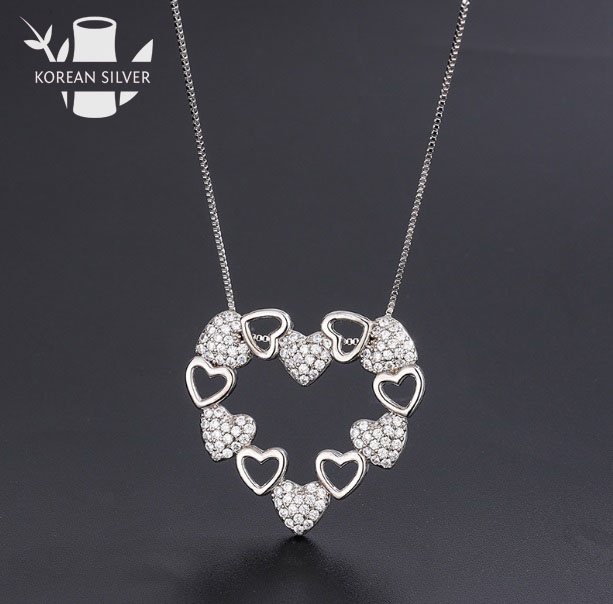 Подвеска KOREAN SILVER бижутерный сплав, цирконий