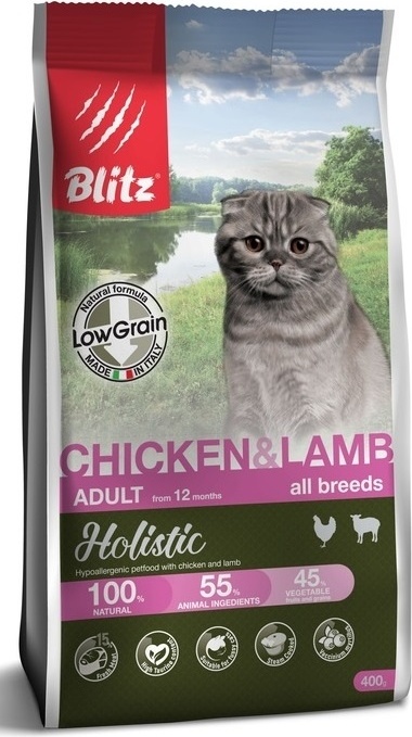 Купить Корм BLITZ Holistic Chicken&Lamb курица и ягненок курица ...