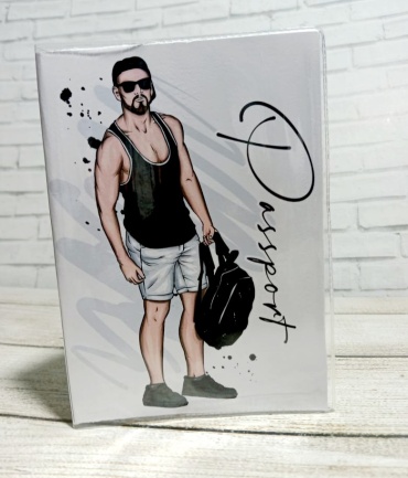 Дарим радость для паспорта, поливинилхлорид
