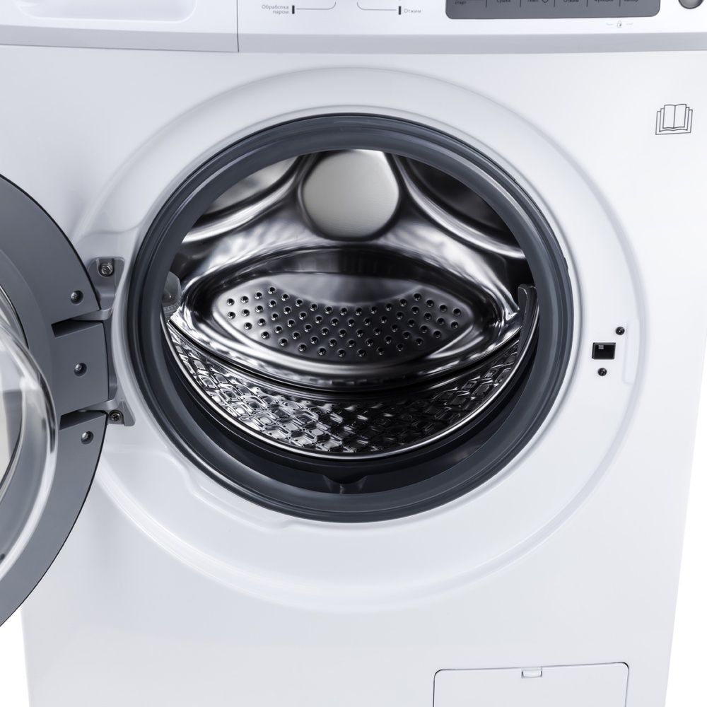 Стиральная машина c сушкой инвертором и паром MAUNFELD MFWM1586WH 4