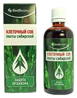Купить BioEffective Клеточный сок сибирской пихты раствор 100 мл в ...