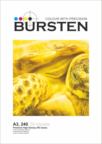 Bursten 00001209 бумага, A3, 50 листов, суперглянцевое покрытие