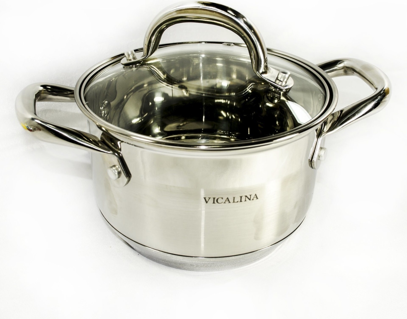 Кастрюля 1.5 л, Vicalina VL-1072 сталь