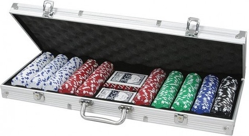 PokerStars набор для покера, кейс алюминиевый 500 фишек