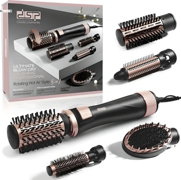 DSP 50063 фен-щетка черный, розовый