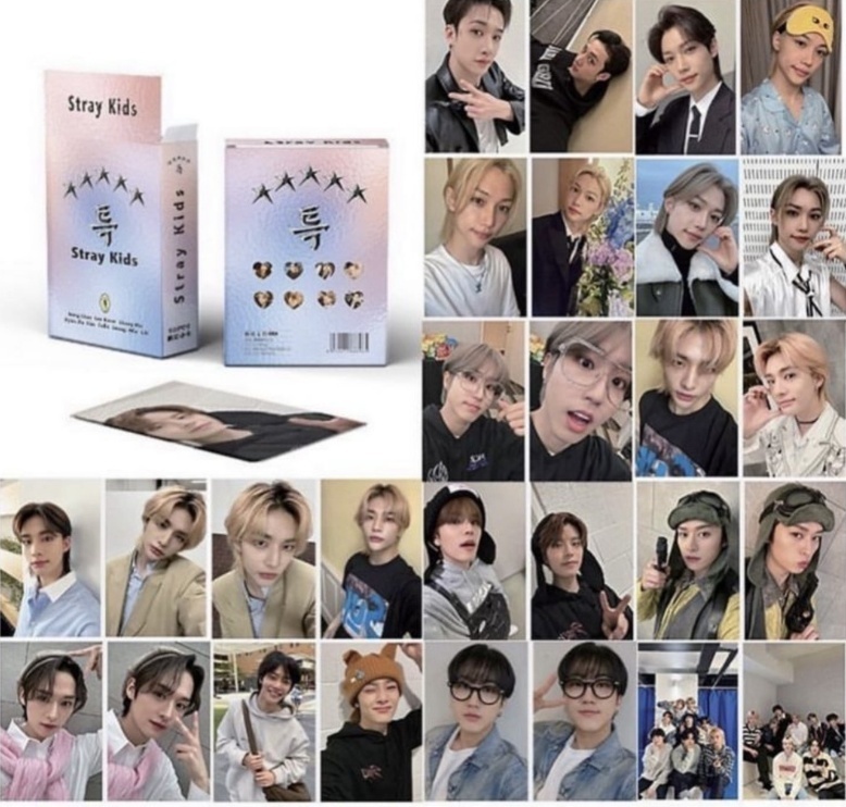 Коллекционные карточки карты Stray Kids 55 шт