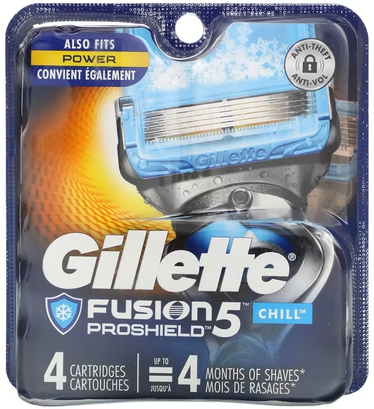 Купить Gillette Fusion 5 Proshield Chill сменные кассеты 4 шт в Алматы ...